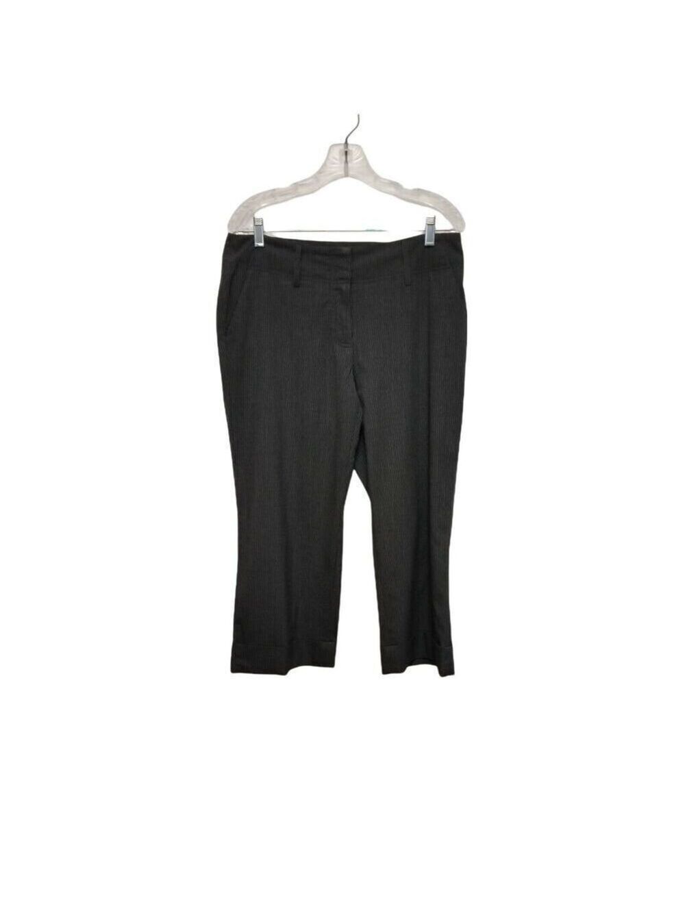 Michael Kors Casual-Business Striped Dress Pants Color Gray Size 10
